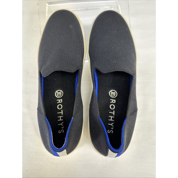 Rothy\'s Black Slip On Knit Casual Comfort Sneakers Size 10